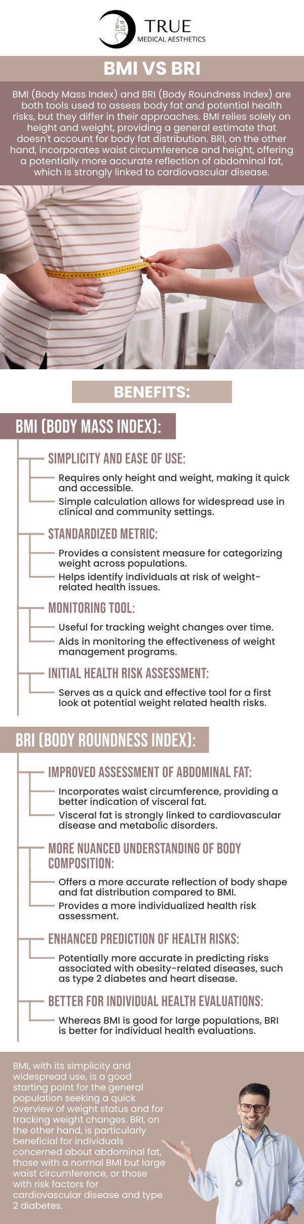 At True Medical Aesthetics, Tristen Durkin provides weight loss programs. She provides individualized assistance through workout regimens, food plans, and medical advice, assisting you in achieving long-lasting results and improving your general health. For more information, please contact us or schedule an appointment online. We are conveniently located at 50 Avon Meadow Ln, Avon, CT 06001.